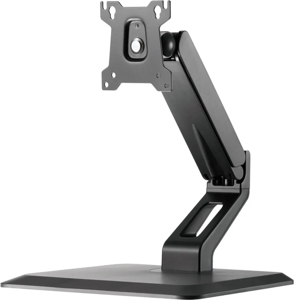 Support de table pour écran TV à gaz 17-32 pouces noir articulé VESA