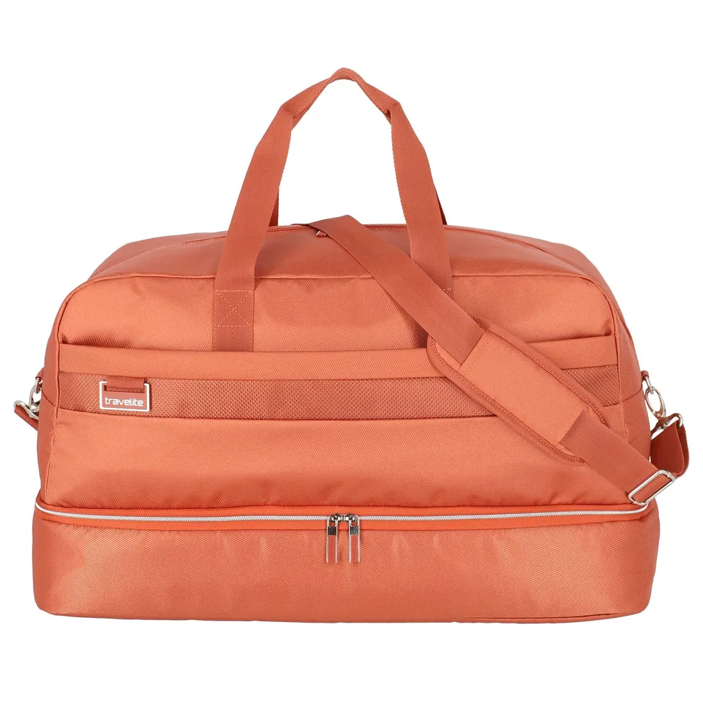 Voyagez léger avec le sac Miigo Weekender travelite Safran Terracotta