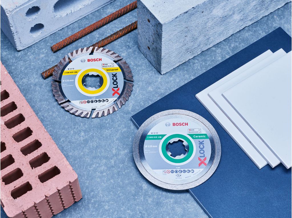 Bosch X-Lock Diamant - Trennscheiben für alle Anwendungen (125 mm)
