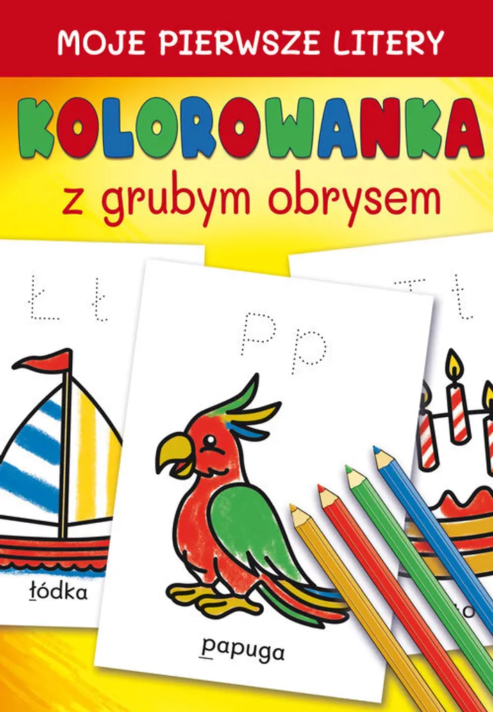 Mes premières lettres Livre de coloriage contours épais pour enfant