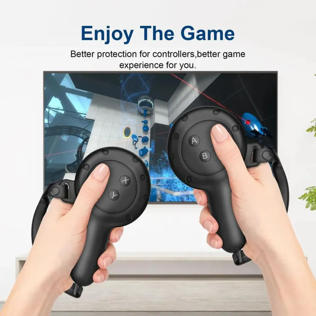 Grip Silicone Meta Quest 3S/3 - Ottimizzato per Competizioni e Sport VR - 2