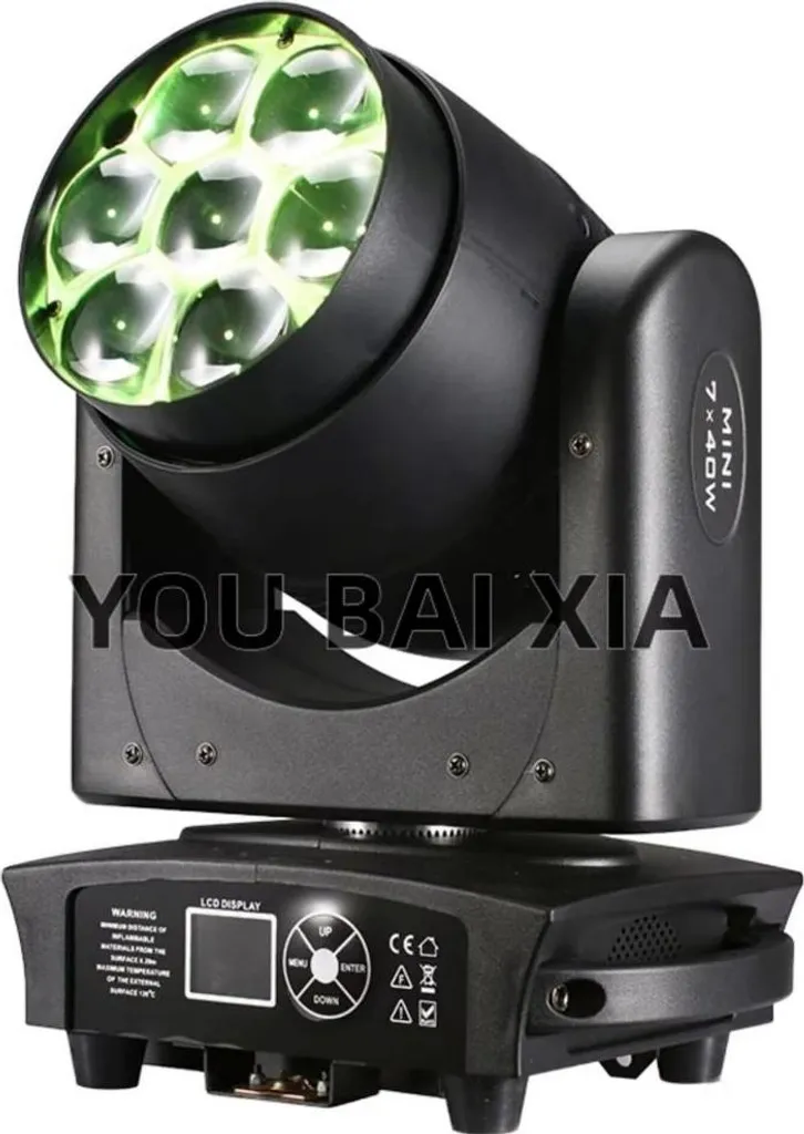 Projecteur de scène LED à effet Zoom RGBW et contrôle DMX - Luminaire