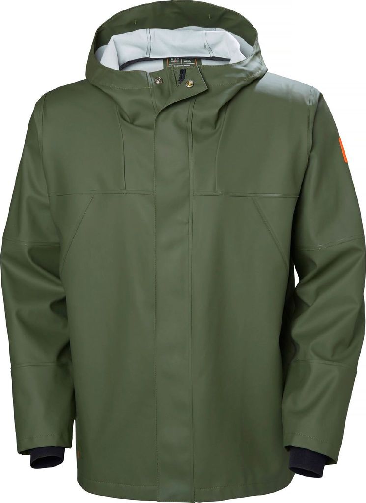 Helly Hansen Regenjacke STORM RAIN JACKET 70283, Farbe:army green, Größe:4XL