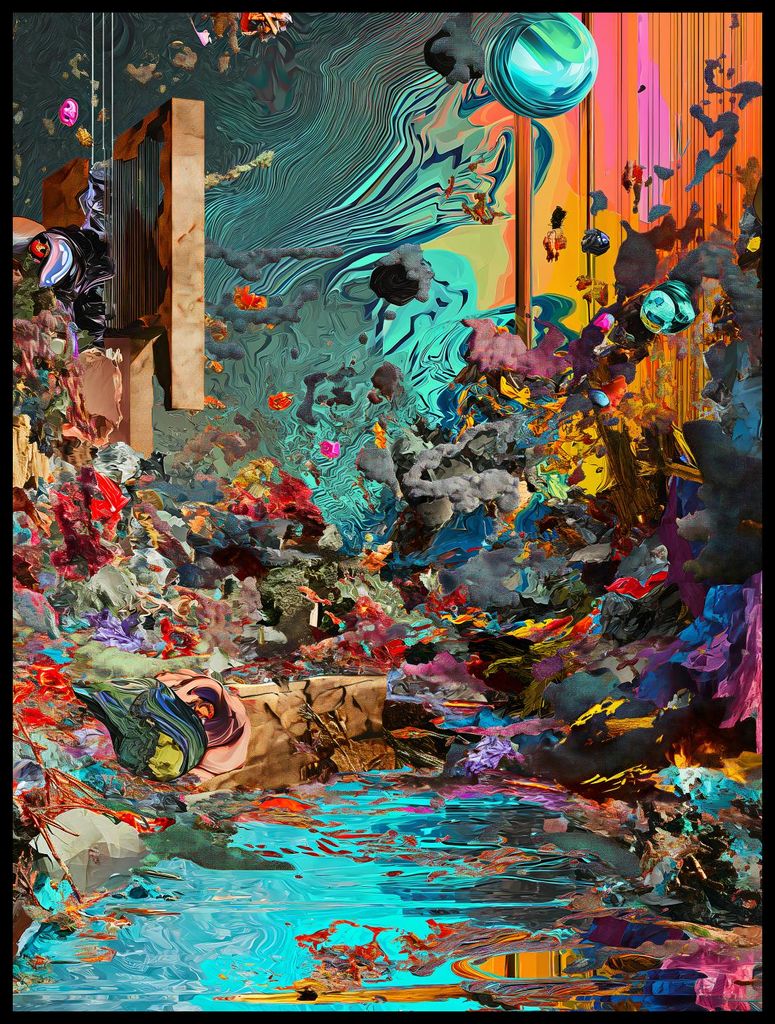 Plakat 60x80cm Alles und Nichts