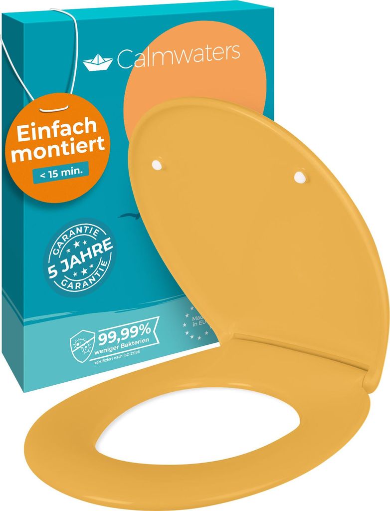 Calmwaters® Premium WC Sitz einfache Montage, Produktbild 