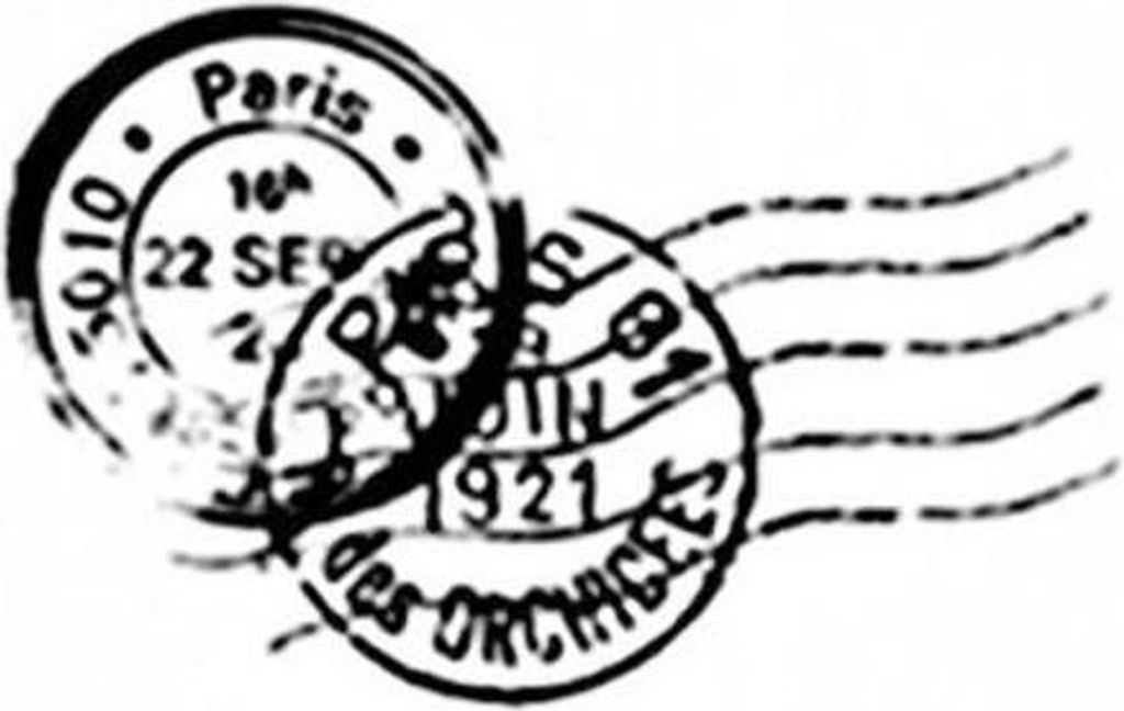 Holzstempel - Motiv Poststempel Produktbild 