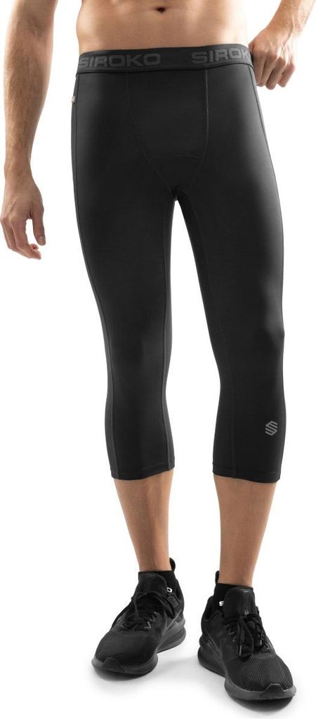 Siroko Enlli Leggings Schwarz M Herren Schwarz M