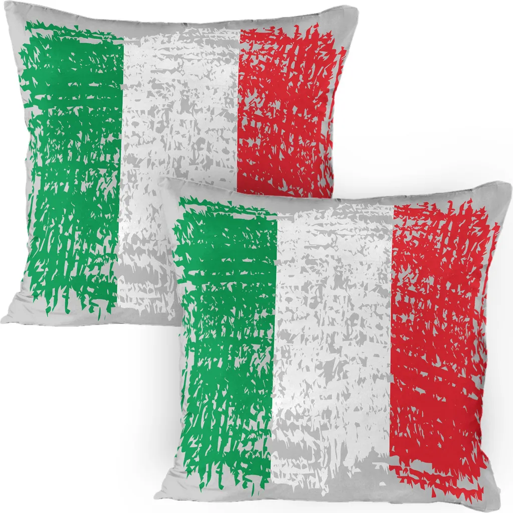 Federe ABAKUHAUS 80x80 Italia Set da 2 - Microfibra Grunge