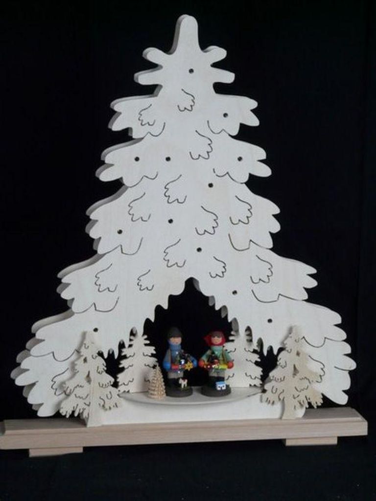 Schwibbogen Tanne mit Stiezelkinder und Beleuchtung BxHxT 36x43x7cm NEU