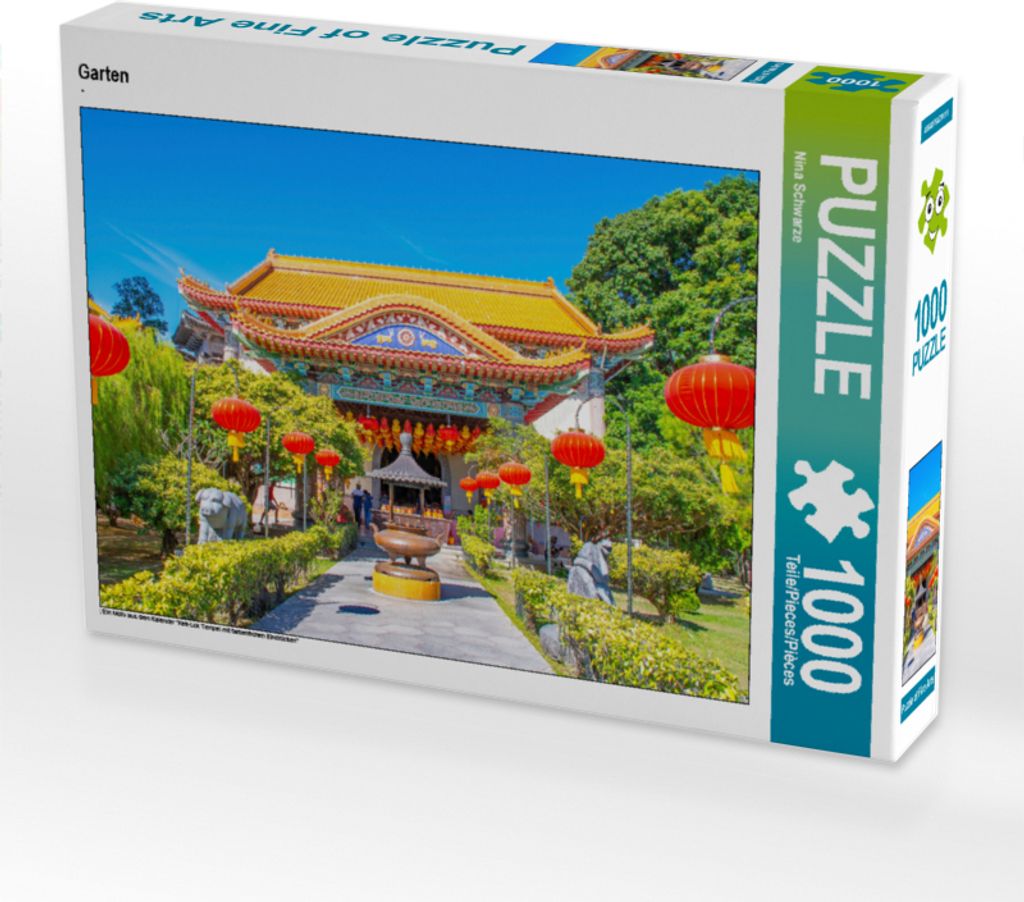 CALVENDO Puzzle Garten | 1000 Teile Lege-Größe 64x48cm Foto-Puzzle für glückliche Stunden