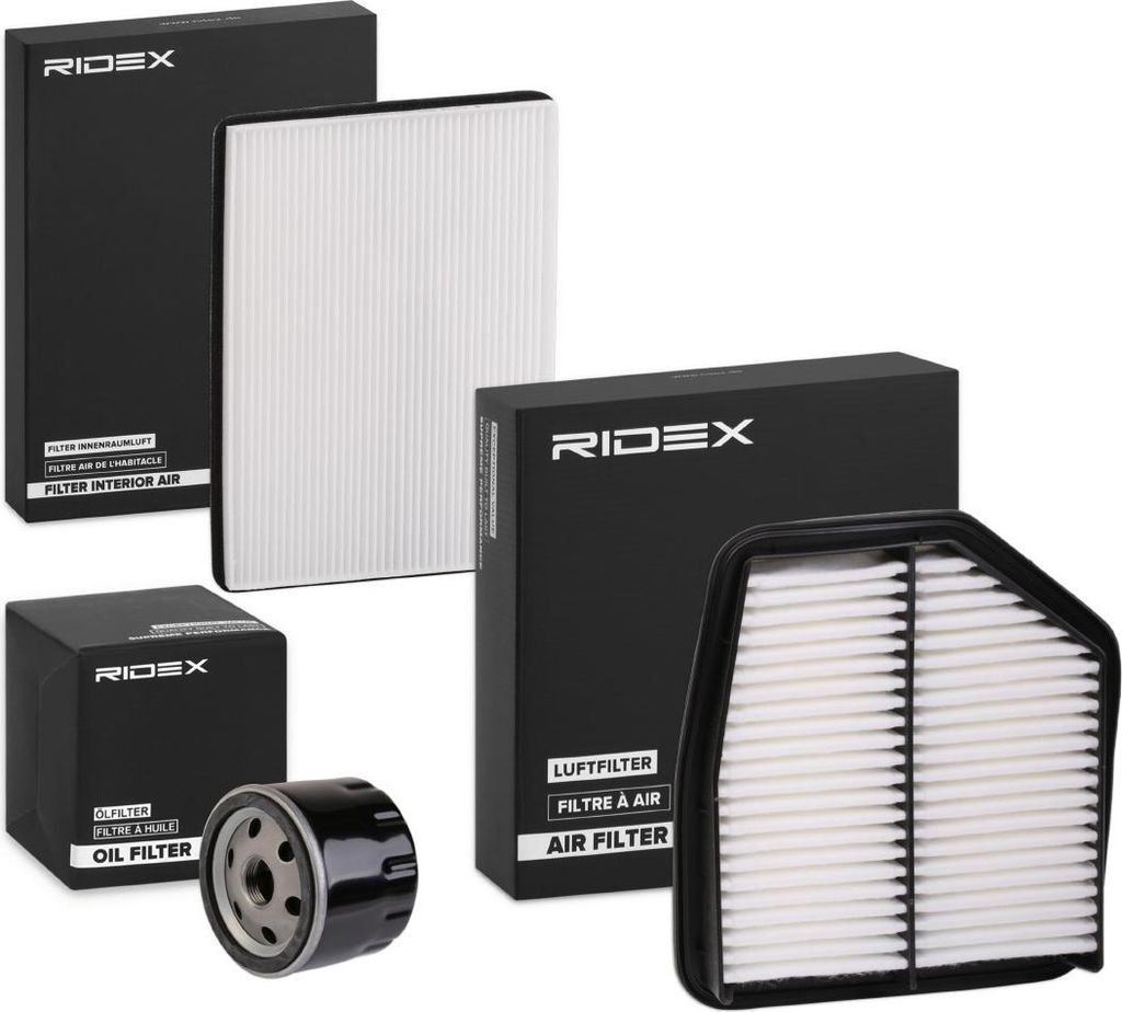 RIDEX Filterset Inspektionspaket Filtersatz für SUZUKI Grand Vitara II SUV (JT, TE, TD)