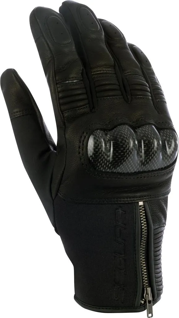 Gants de moto Segura Harper Noir Taille 8 - Cuir Homologué CE pour Été