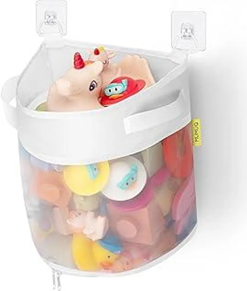 Sacca Porta Giochi Bagnetto Bambini - Borsa Rete Mare Anti-Sabbia