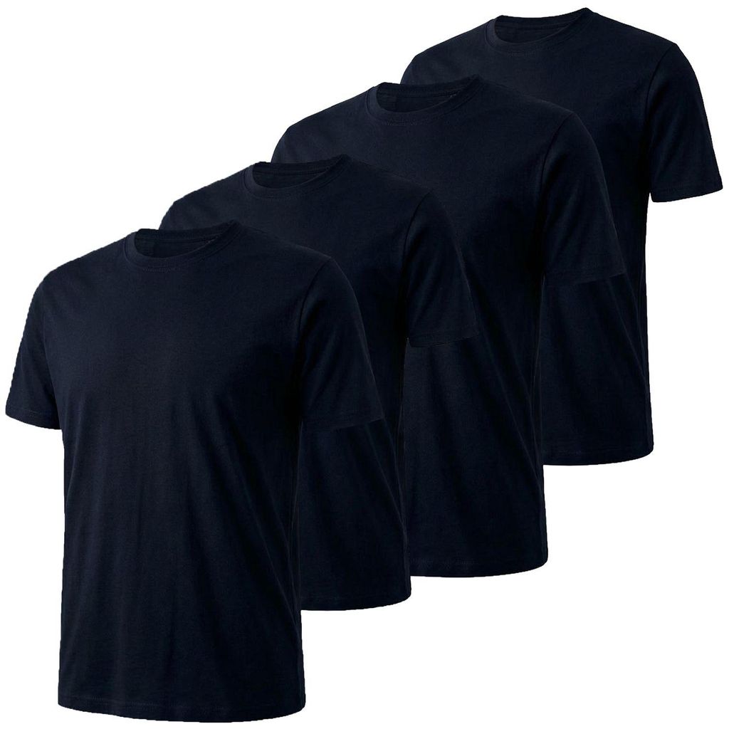 GÖTZBURG Herren T-Shirts mit Rundhals-Ausschnitt, 4 Stück | 5549