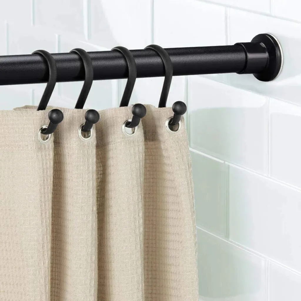 Bastone Telescopico Bagno 310-360 cm Arancione - Acciaio Design - 6