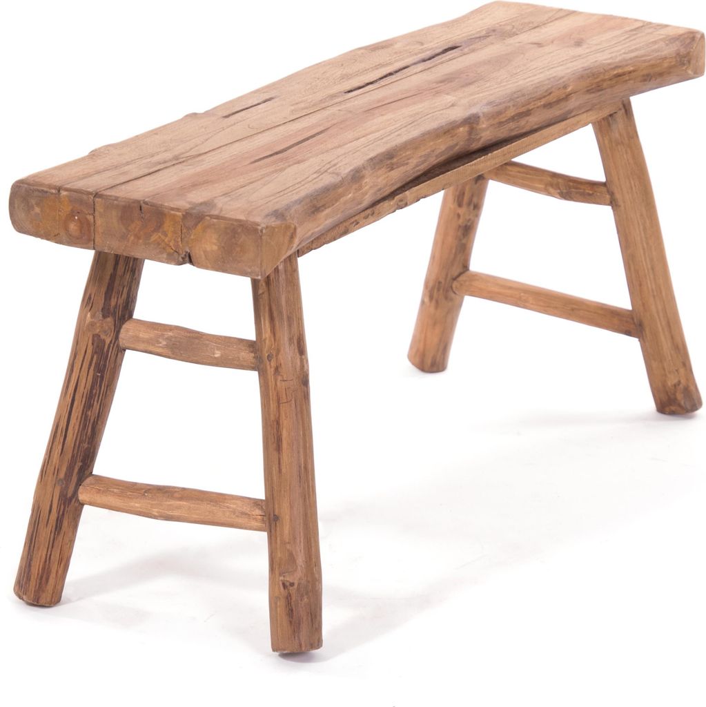 HOLZBANK "MALU 93" | Teakholz, 93x44 cm | Natur Sitzbank Produktbild 