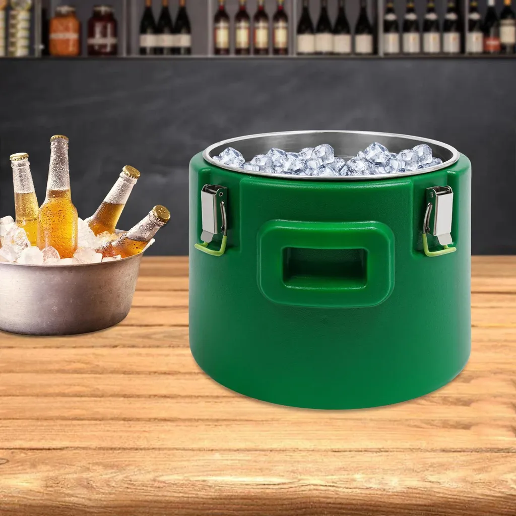 Boîte isotherme repas 15L - Éviter le refroidissement des plats vert - 5