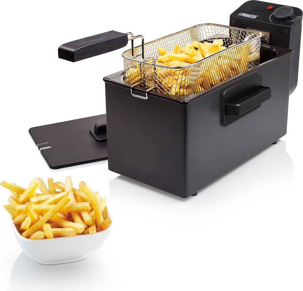 Princess 82727 Friteuse en acier inoxydable, Couleur:Noir Image du produit 