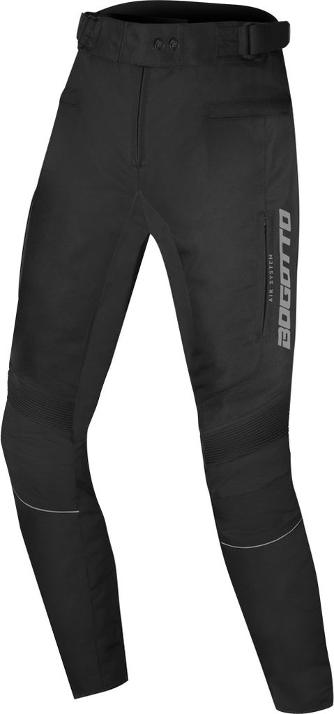 Bogotto Tampar Tour wasserdichte Damen Motorrad Textilhose, schwarz, XL