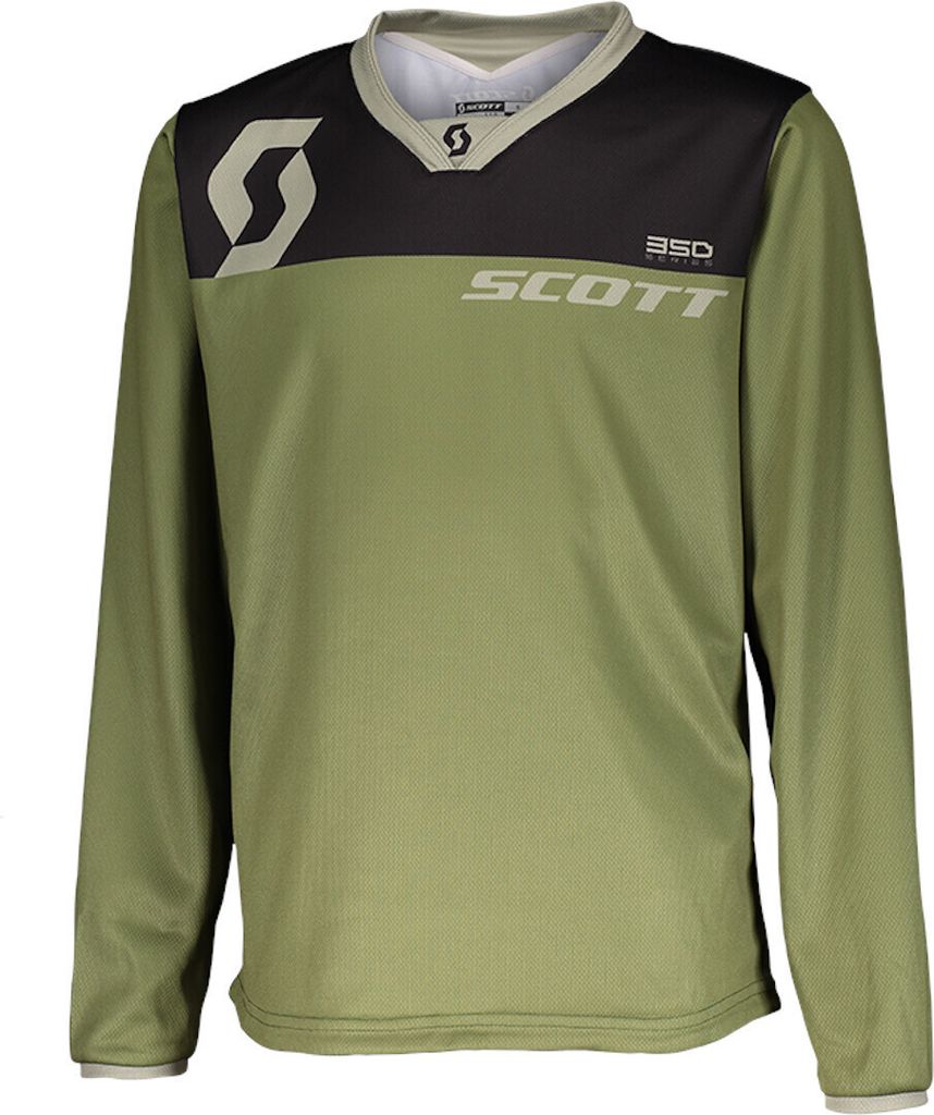 Scott 350 Dirt Kinder Motocross Jersey, oliv, S