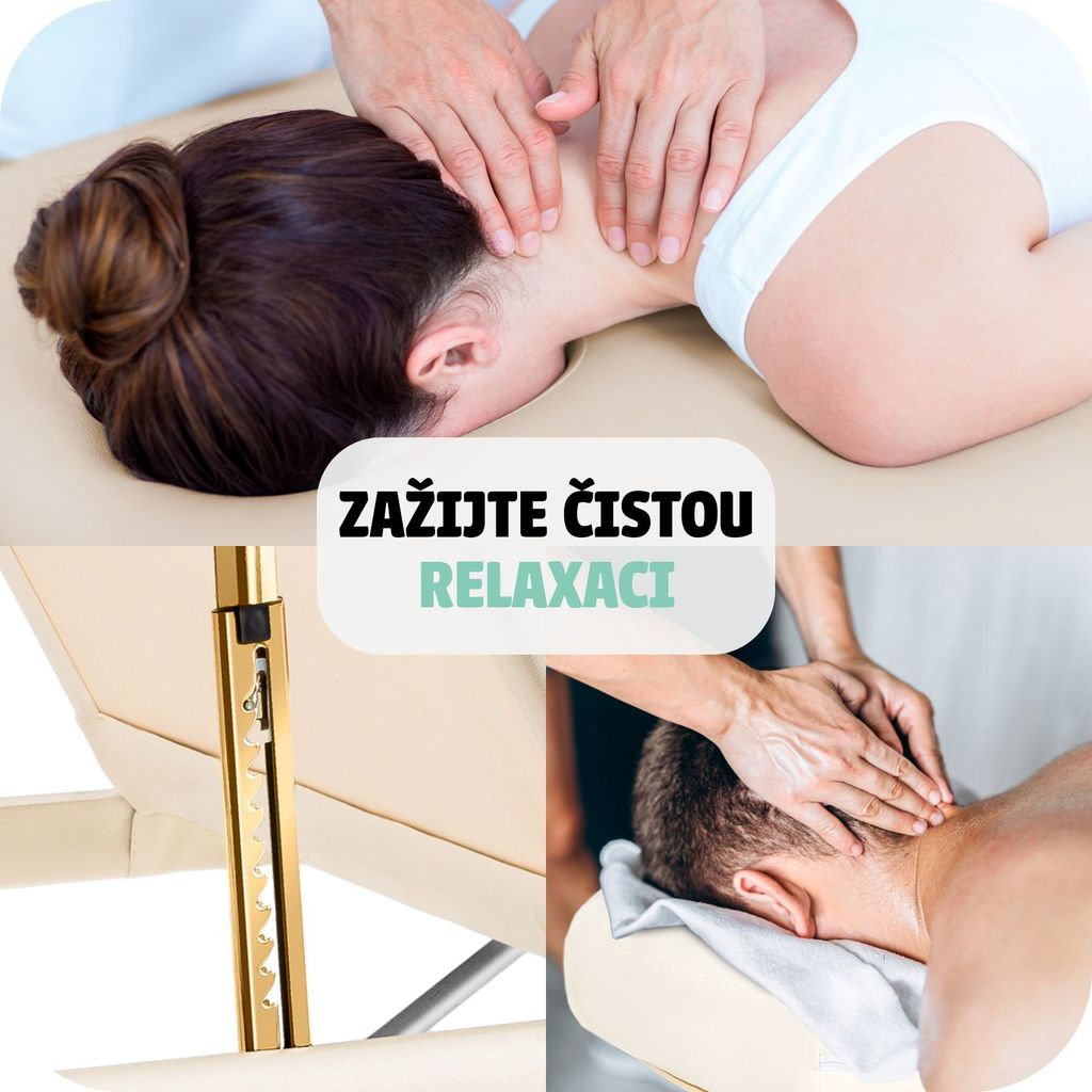 3-zónový masážní stůl Somwang šířka 70 cm, čalounění 7,5 cm Obrázek produktu 8