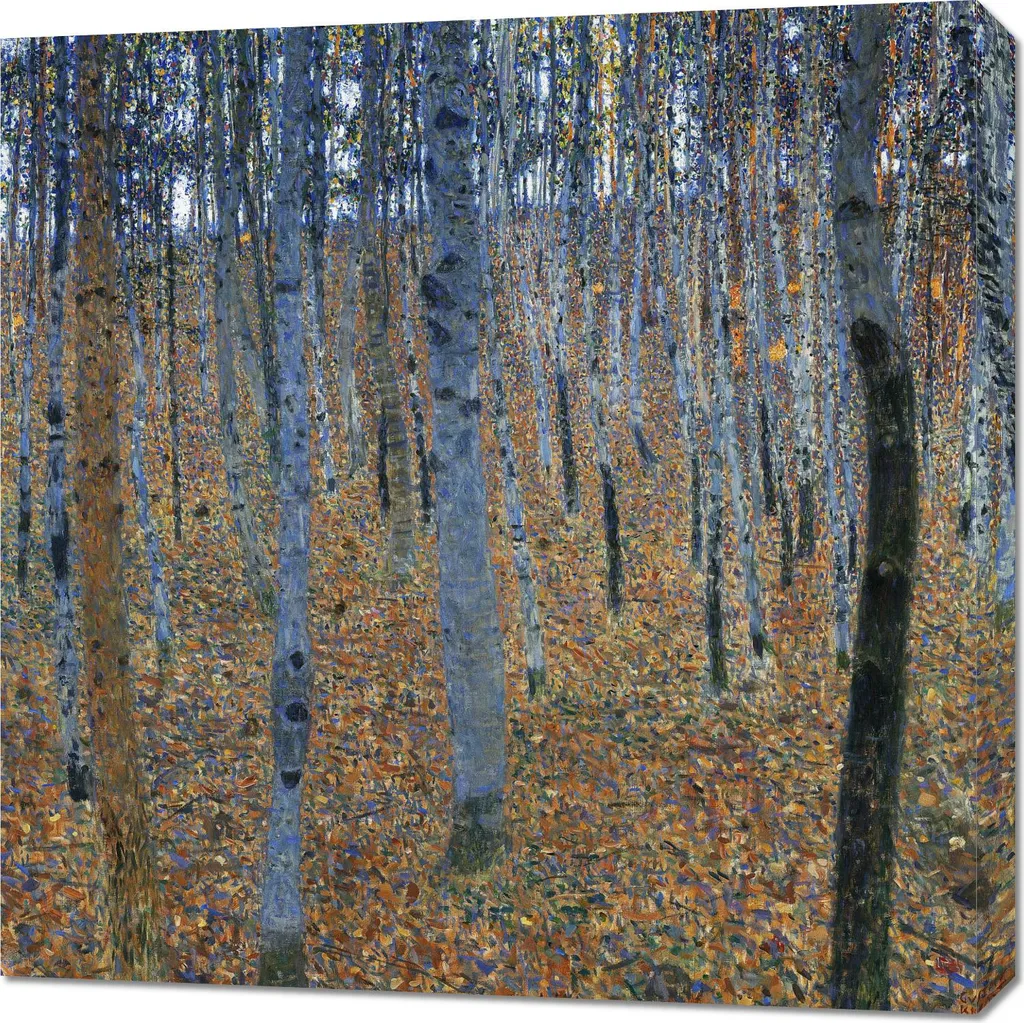 Quadro Beech Grove I Klimt 70x70 - Riproduzione Fine Art per Salotto