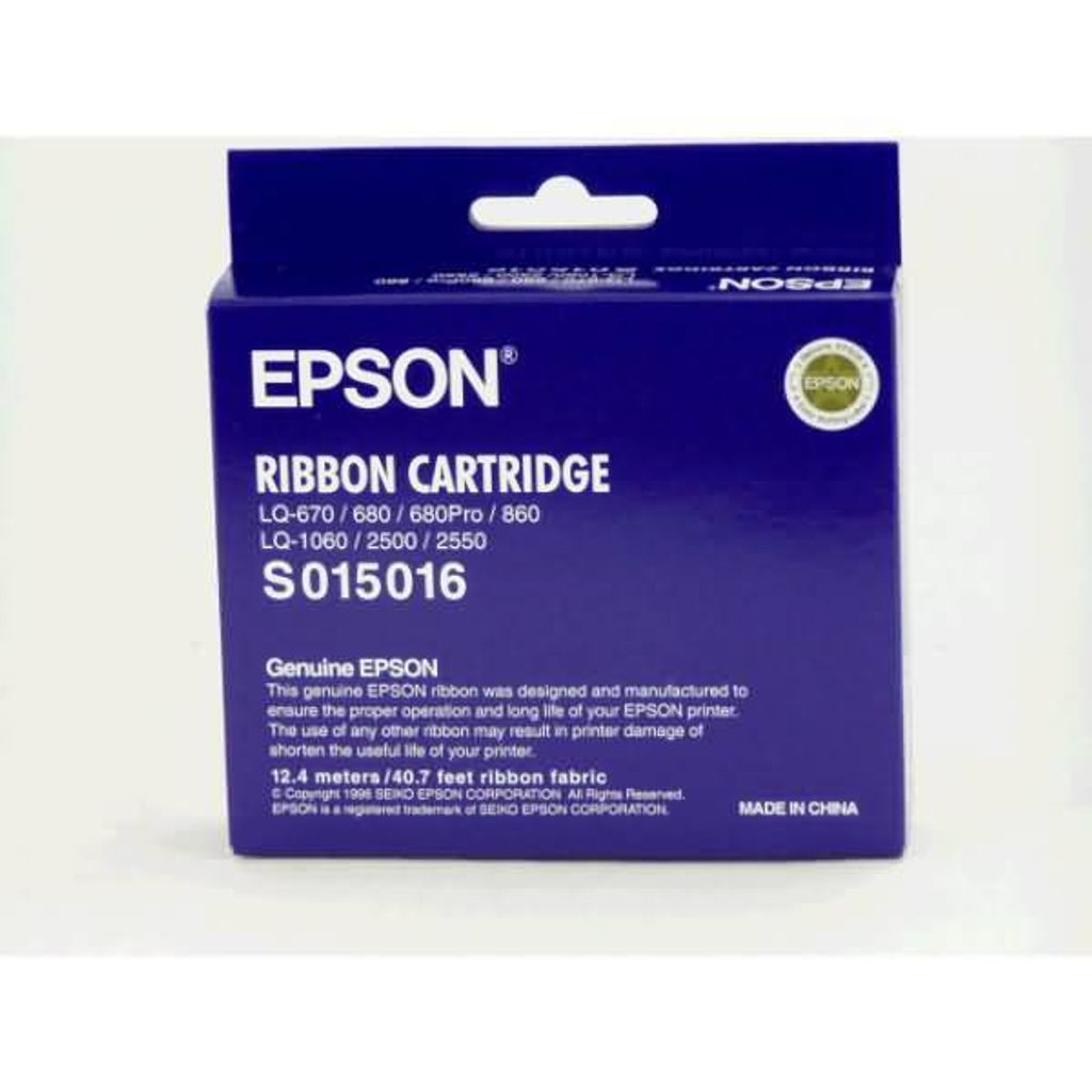 Farbband Epson S015262 LQ-670/680/680Pro/860 Nylon schwarz Produktbild 