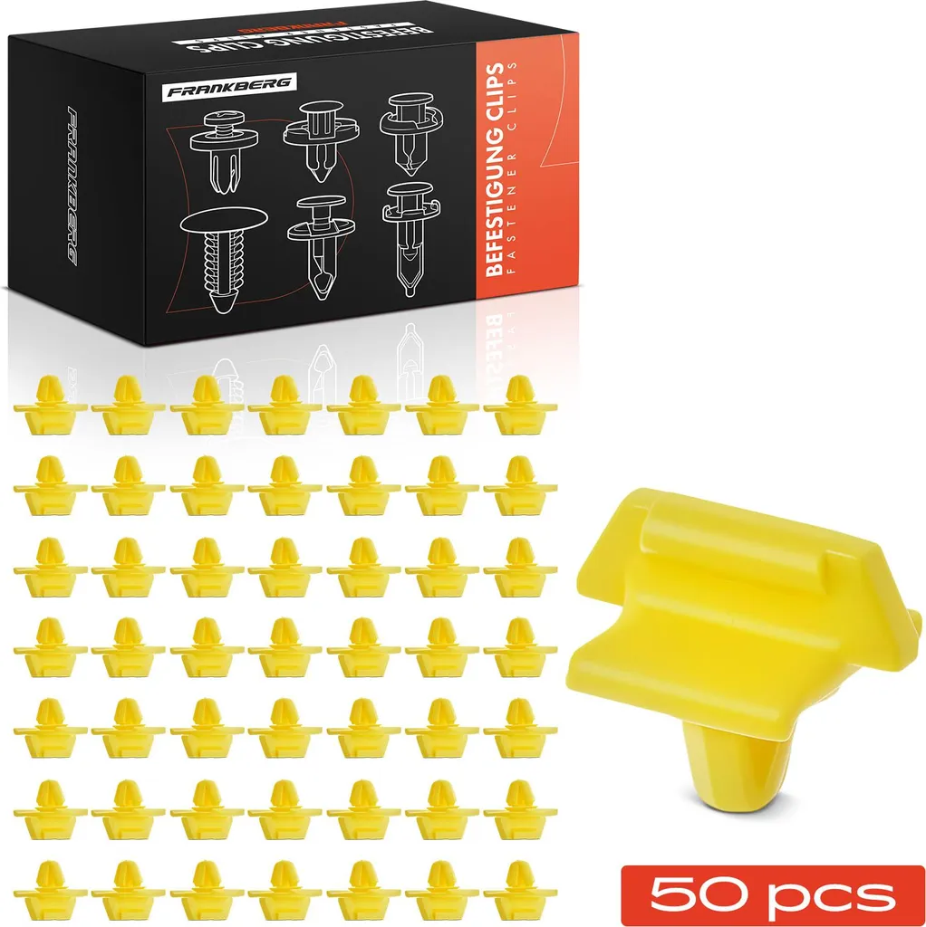 Clip de Fixation Résistant pour Mercedes W201 190 2.0L - Pack de 50