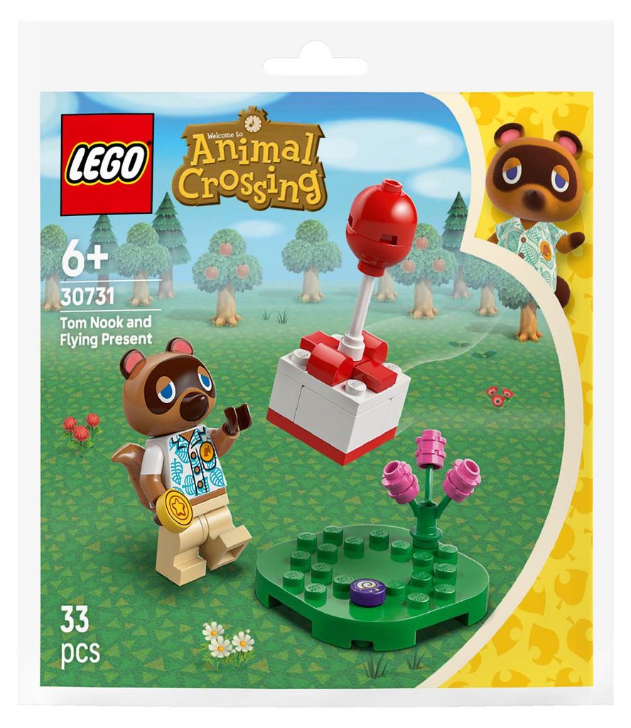 LEGO Tom Nook a lietajúci darček, 6 rok / roky, Plast, 33 Obrázok produktu 