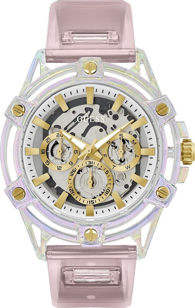 Guess Herren Armbanduhr rosa Tucker GW0806G4