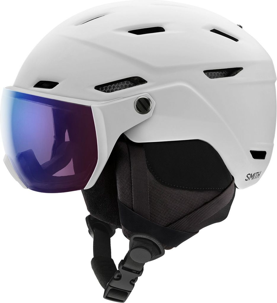 Smith Skihelm SURVEY EU MATTE WHITE/CHROMAPOP PRO PHOTOCHROMIC ROSE F 55