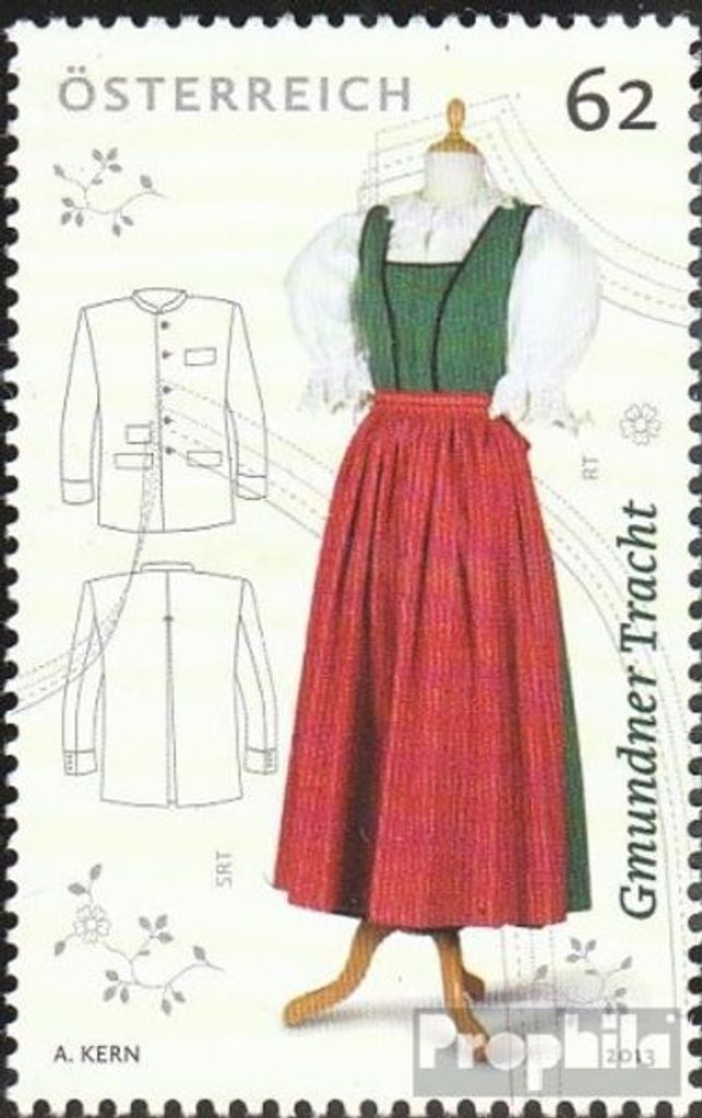 Briefmarken Österreich 2013 Mi 3088 (kompl.Ausg.) Produktbild 