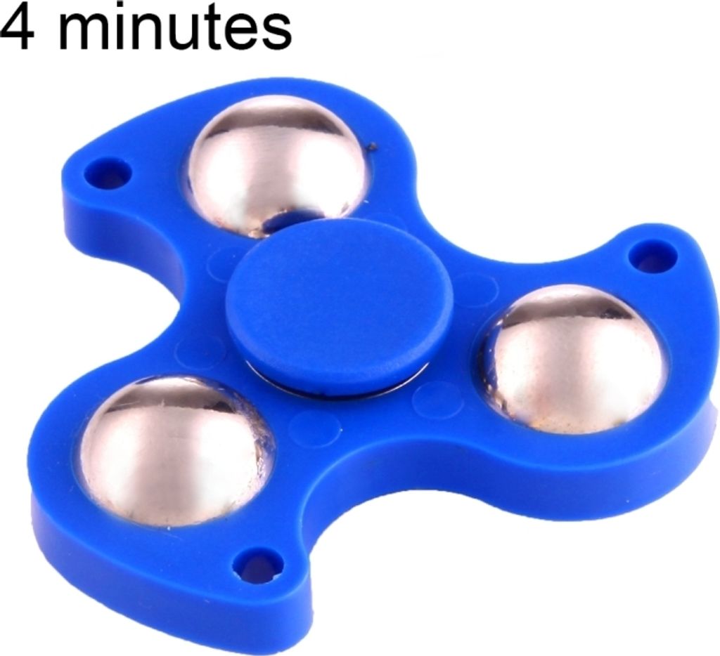 Fidget Spinner Spielzeug Stress Reducer Anti-Anxiety Spielzeug für Kinder und Erwachsene, 4 Minuten Rotationszeit, Kunststoff Drei Blätter