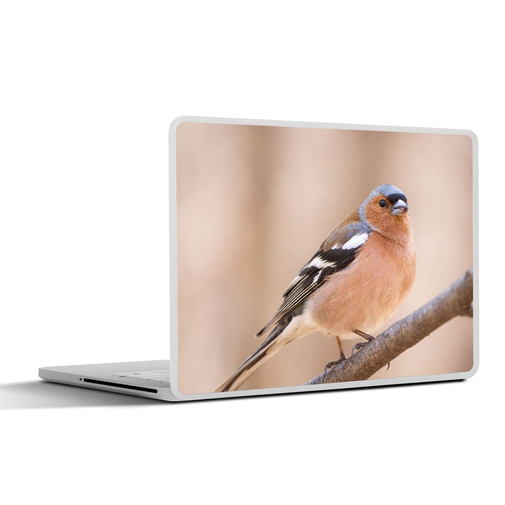 MuchoWow Laptop Aufkleber Sticker Cover Vogel - Tiere - Fink 25x18 cm - Laptop-Deko