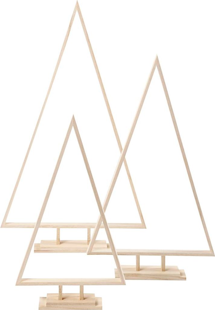 Creativ Company Weihnachtsbäume, H: 40+50+60 cm, B: Produktbild 