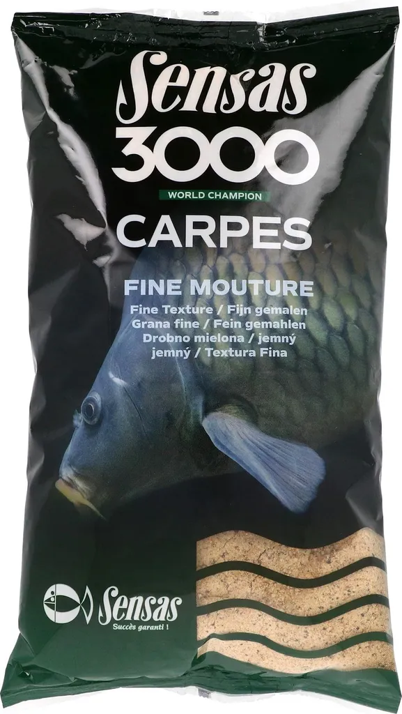 Appât Sensas 3000 Carpes finement moulu - Amorçage de haute précision