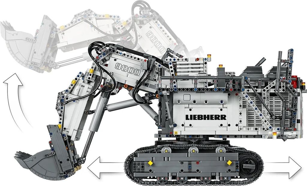 Lego Technic 42100 Liebherr R 9800 Rýpadlo Obrázok produktu 24