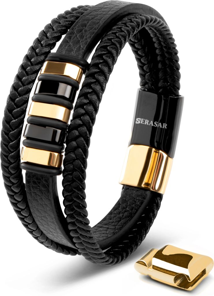 SERASAR | Herrenarmband aus Leder für Männer [Glory] | Produktbild 