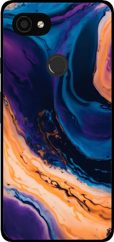 Custodia Elegante Marmo Blu per Google Pixel 3A - TPU Smartphonica