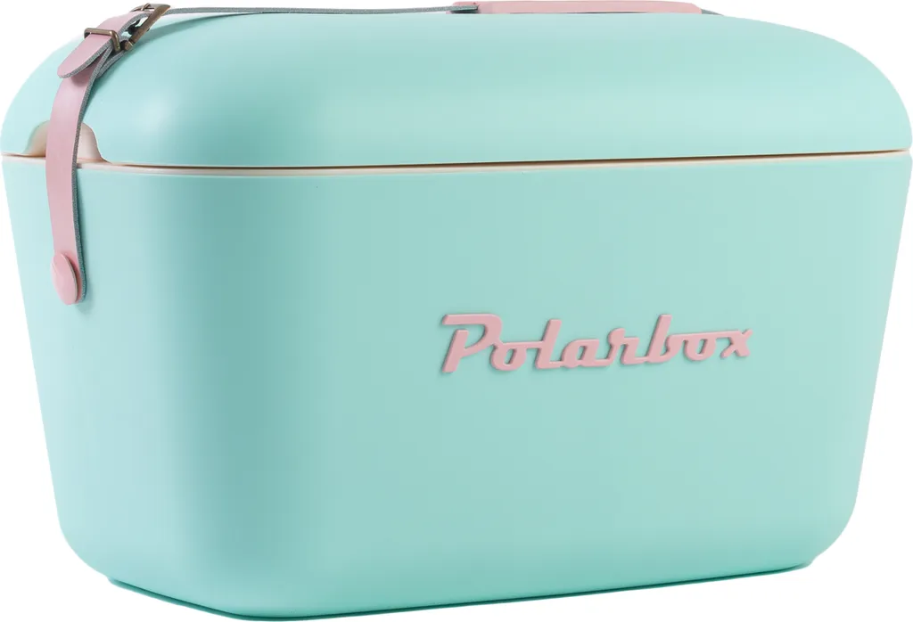 Polarbox cool box con tracolla - verde pastello - 12 litri