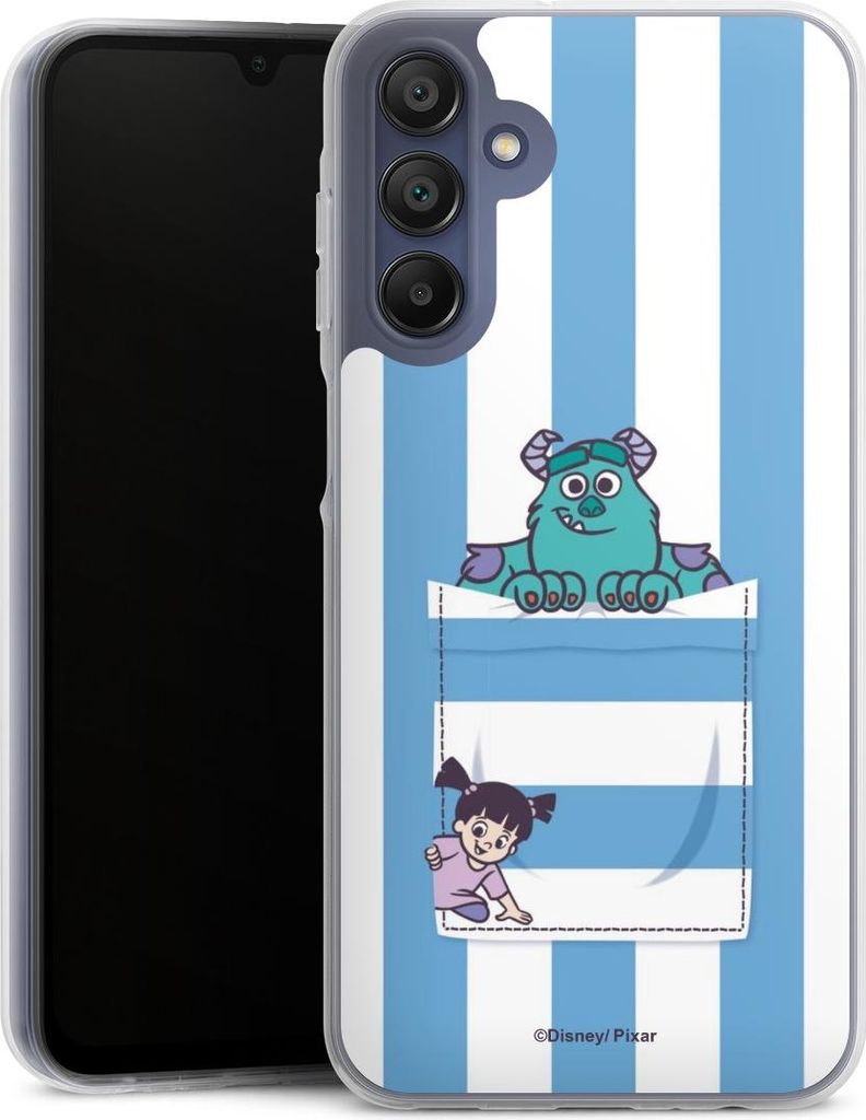 DeinDesign Handyhülle für Samsung Galaxy A15 5G Silikon Hülle Case Smartphone Schutzhülle Disney Pixar Fanartikel Die Monster AG