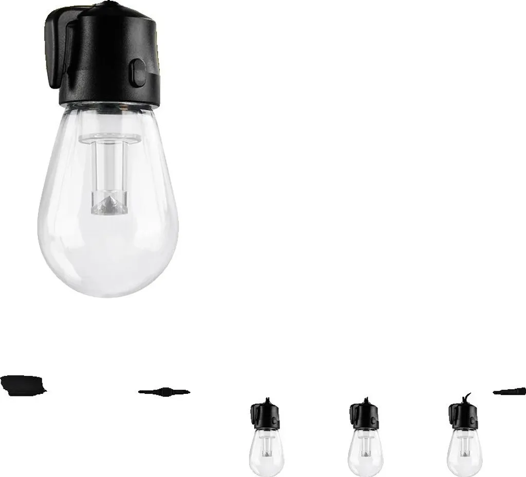 Guirlande lumineuse pour terrasse et jardin 15m - Éclairage extérieur LED