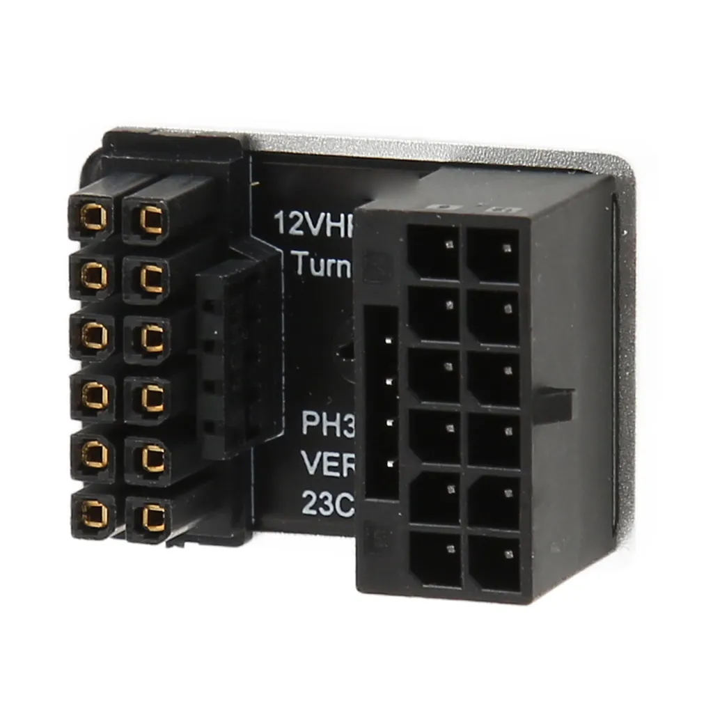 Connettore PCIe GPU, scheda adattatore di alimentazione GPU, adattatore GPU a 180 gradi, scheda adattatore di alimentazione scheda grafica, adattatore angolato scheda grafica, connettore di alimentazione scheda grafica
