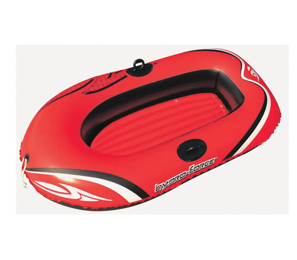 Bateau gonflable robuste 155x93cm avec valves sécurité et PVC épais - 31