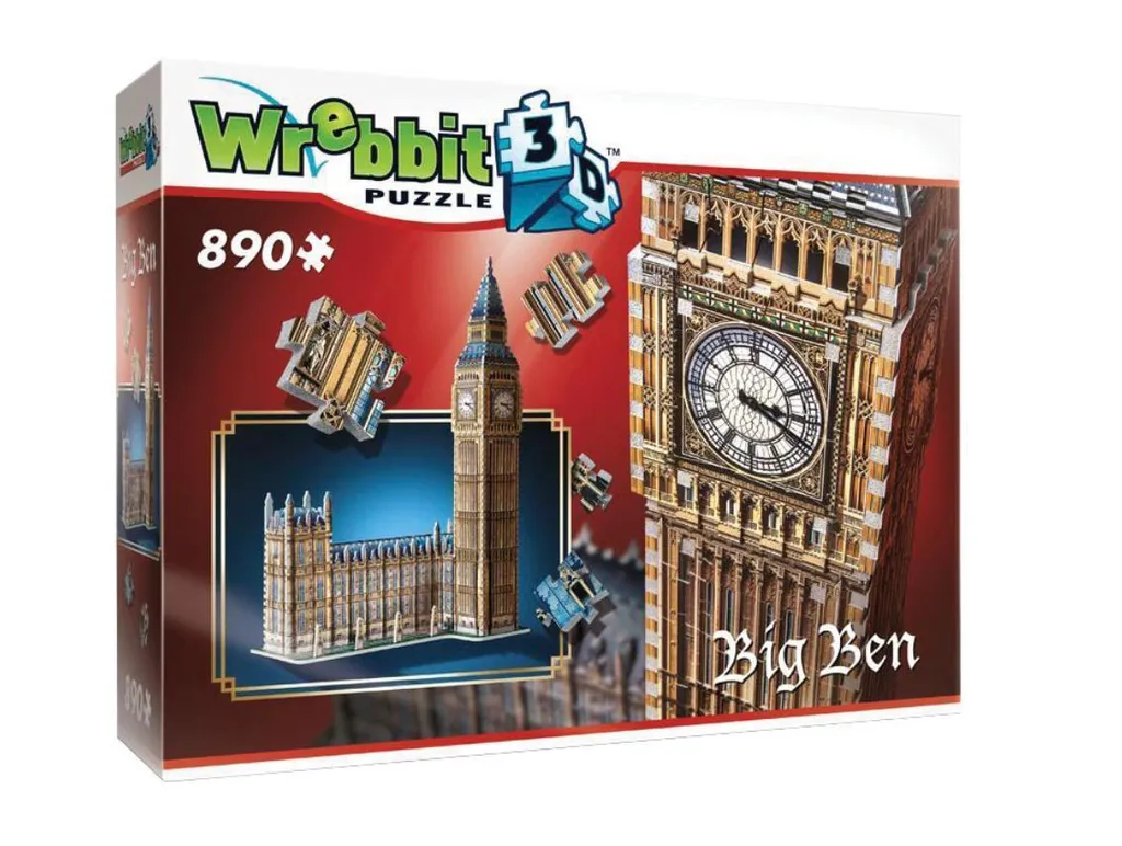 Puzzle 3D Big Ben : Activité créative 890 pièces pour Adultes et Ados