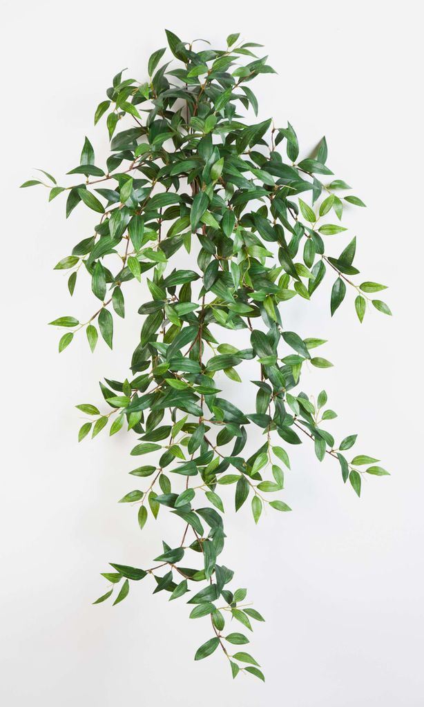 artplants.de Deko Tradescantia Fluminensis, 460 Blätter, grün, 105cm - Kunstpflanze - Künstliche Ranke