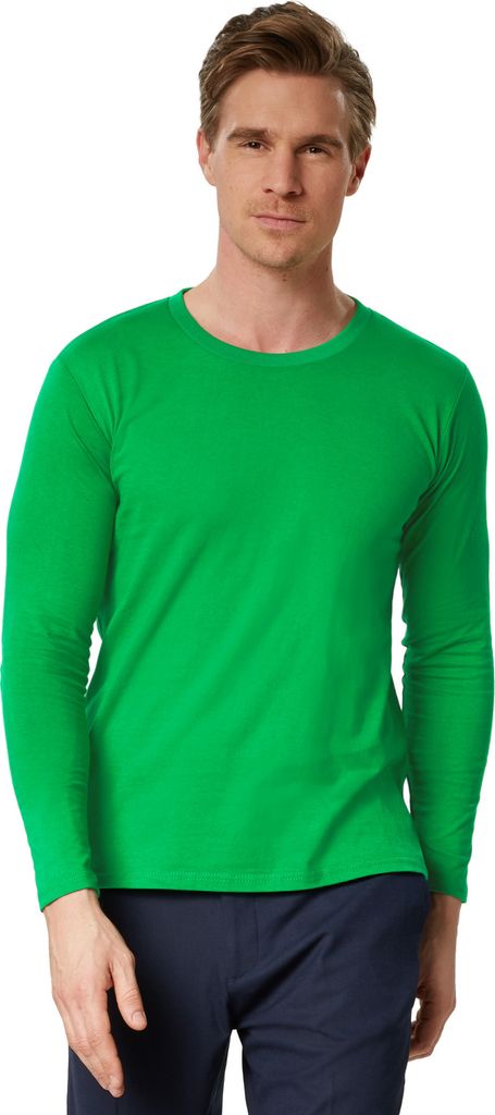 Langarm-Shirt Männer - grün, XL Produktbild 