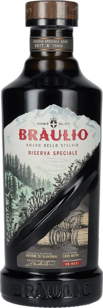 Bràulio Riserva Speciale Amaro Bitter 2020 24,7% Vol. 0,7l