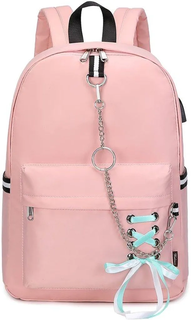 Sac à dos rose pour filles et garçons - Modèle Ergonomique 20L Pastel