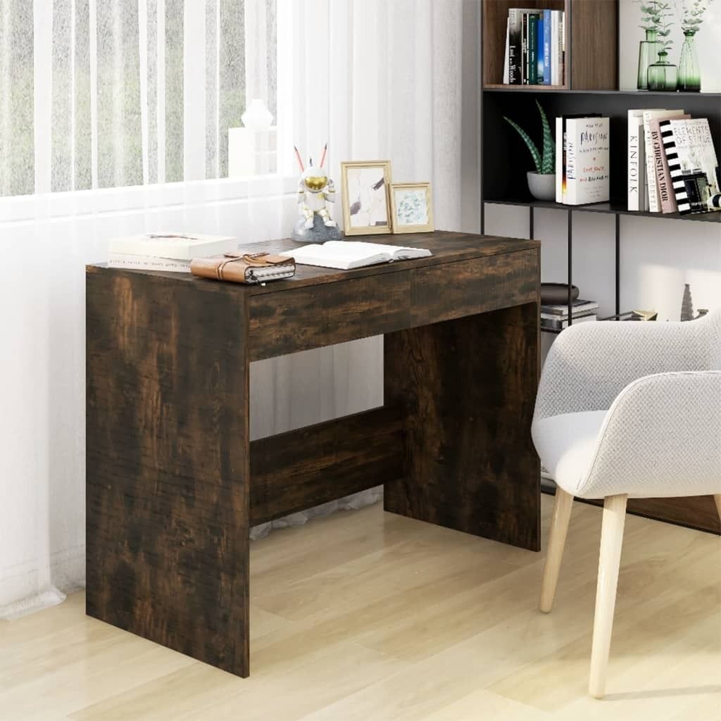"2026 Promotion" Schreibtisch Räuchereiche 101x50x76,5 cm Holzwerkstoff - Schreibtische CC27646